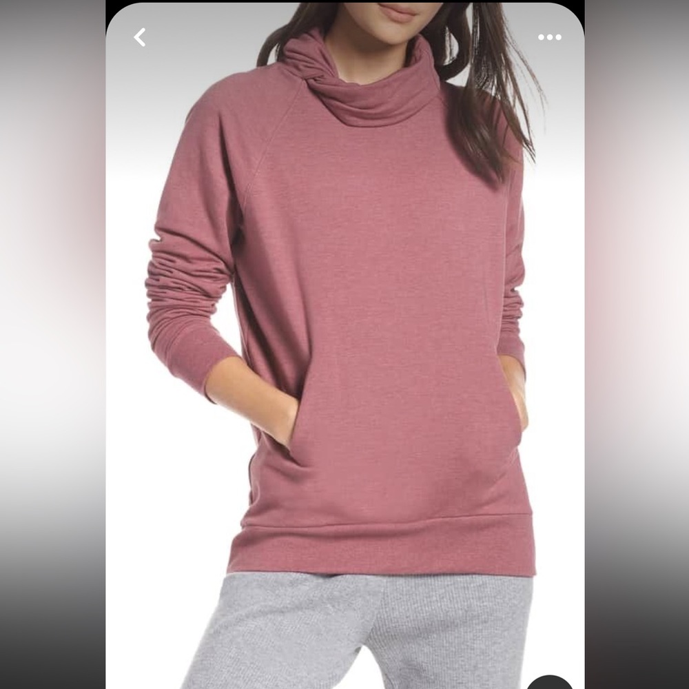 Zella Erica Twist Cowl Neck Pullover. Never Worn! Size: S